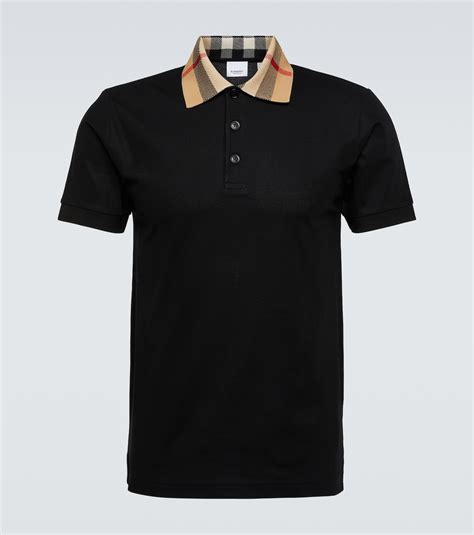 burberry polo black red|men's burberry polo shirt sale.